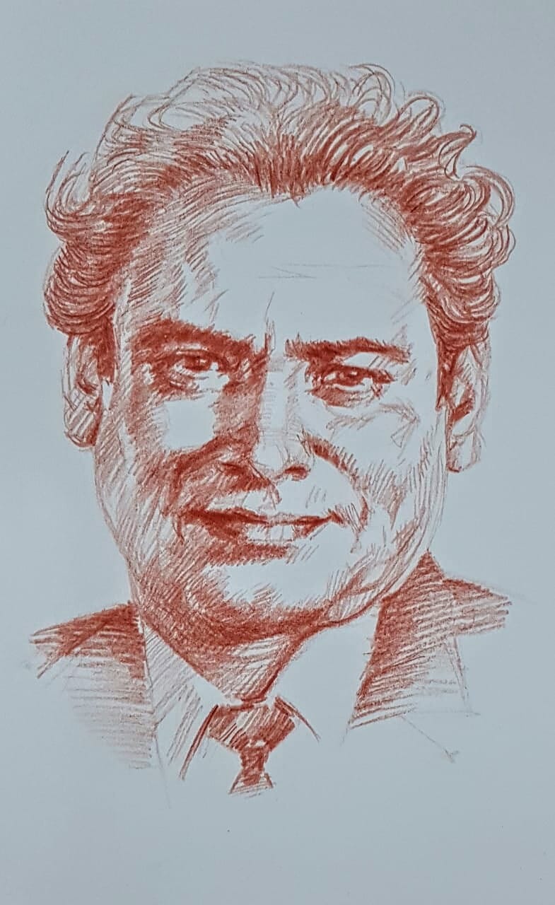 Hasrat Jaipuri Sketch